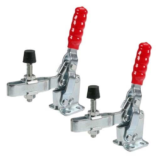 Utoolmart GH-12130 Hand Tool Vertical Toggle Clamp 227kg Quick Release 2Pcs - size: GH-12130 2pcs