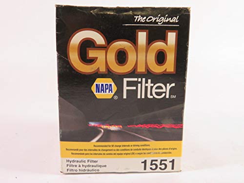 NAPA FILTERS 1551 1"-12 THREAD SIZE, ENHANCED CELLULOSE MEDIA, GOLD SERIES, HYDRAULIC FILTER, SPIN-ON, W/GASKET