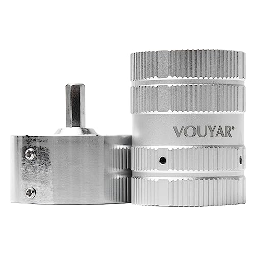 Deburring Tool for Copper Pipe, PVC Tubing, 1/4” to 1-5/8" All-metal Inner Outer Pipe Reamer with Adaptor for Drills, Copper Pipe Cleaner, Tube Chamfering Plumber Tool - size: Pipe Reamer with Adaptor for Drills