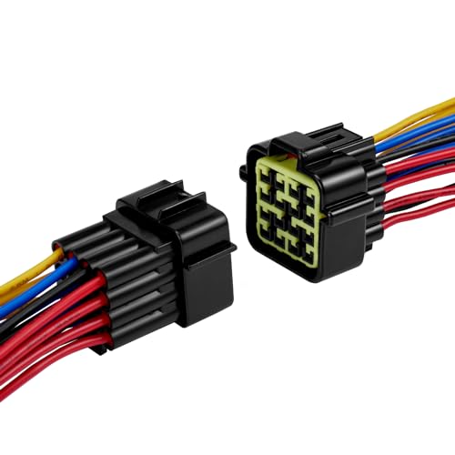 16 Pin Waterproof Auto Connector,16AWG Wire Plug - size: 16pin way