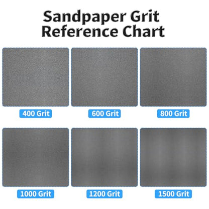 12 Pcs Detail Sander Sandpaper, 400 Grit Triangular Sandpapers - size: 400 Grit