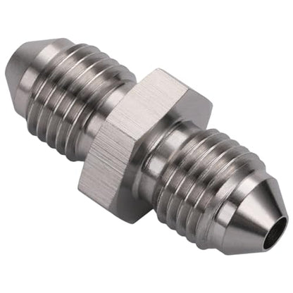 3AN Male to 3AN Male Stainless Steel Brake Clutch Fuel Oil Fitting Adapter Coupler - size: 3AN to 3AN