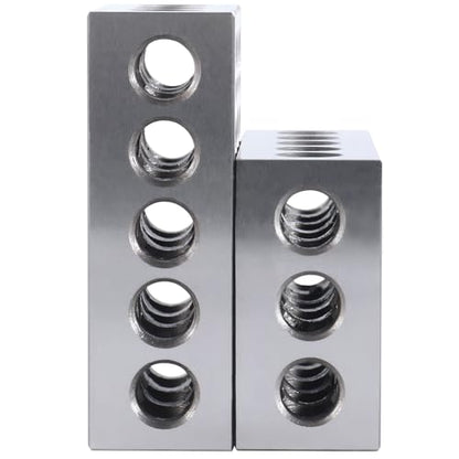 Accusize Ultra Precision 1-2-3 Blocks Set, 23 Holes, 2 Pc Pair