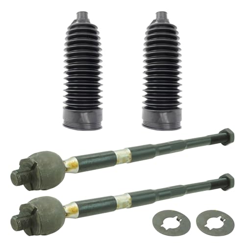 TRQ Front Driver & Passenger Side Inner Steering Kit Steering Rack & Pinion - style: PSA27305