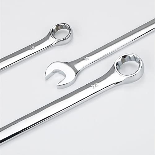 FLZOSPER 17mm Metric Wrench,12-Point Box End Head Combination Wrench Spanner