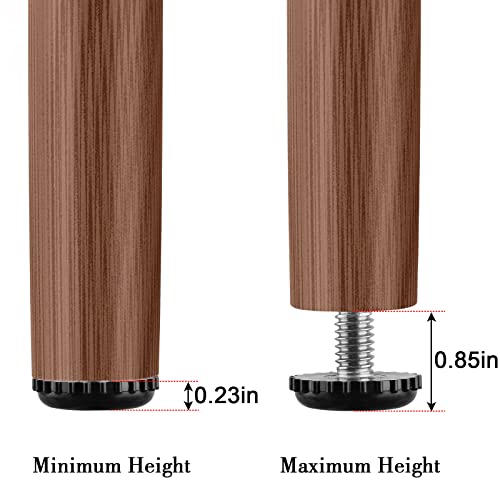Stainless Steel Furniture Leveling Feet 5/16-18 Screw Table Leg Leveler,16P - color: Furniture Leveler Screws 16pack-stainless Steel