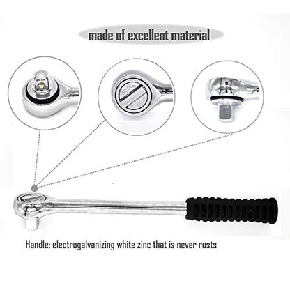 Zooma Roller Chain Breaker Tool, Fit for ANSI 100-180 & Metric 20B-36B Roller Chains