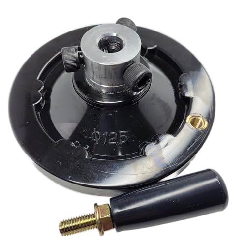5" Ultimate Handwheel Fits 1/2" Shaft or Smaller - Table Saw, Lathe & More - size: 5" X 1/2"