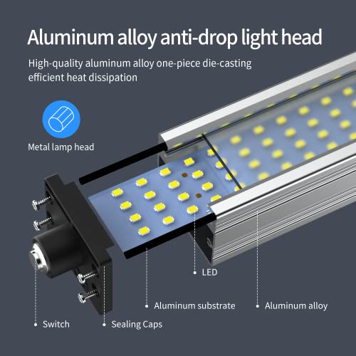 Magnetic Work Light, Led Machine Light, IP66 Waterproof gooseneck Light, 800 Lumens + Reinforced Magnetic Bas, Suitable for Lathe Table - size: 800 lumens + Reinforced Magnetic Base