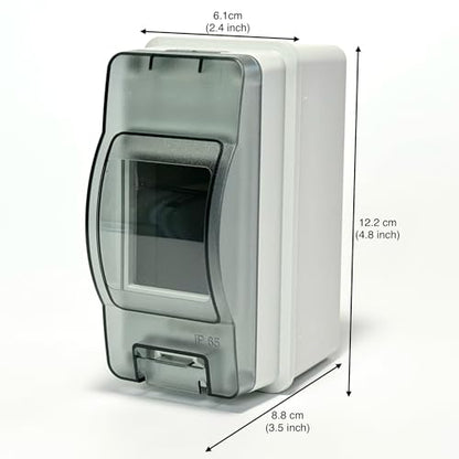 Waterproof Electrical Circuit Breaker Distribution Box IP65 HT-2Way by United CSS - size: 2Way