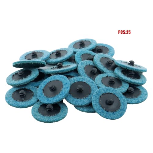 kimllier 25Pcs Blue 2 Inch Quick Change Surface Conditioning Discs