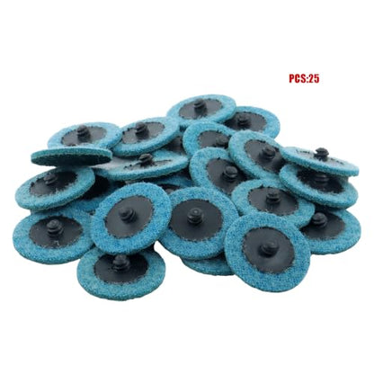 kimllier 25Pcs Blue 2 Inch Quick Change Surface Conditioning Discs