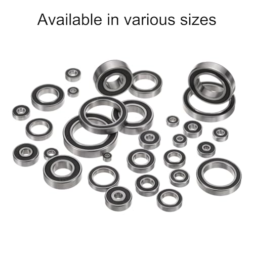 uxcell 10pcs 6700-2RS Bearing 10x15x4mm, Chrome Steel, Miniature, ABEC3 - size: 6700-2RS