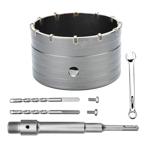 4 inch / 100mm Concrete Hole Saw with SDS Plus Shank Rod - style: 100mm ( 4 inch )