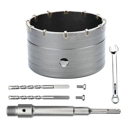 4 inch / 100mm Concrete Hole Saw with SDS Plus Shank Rod - style: 100mm ( 4 inch )