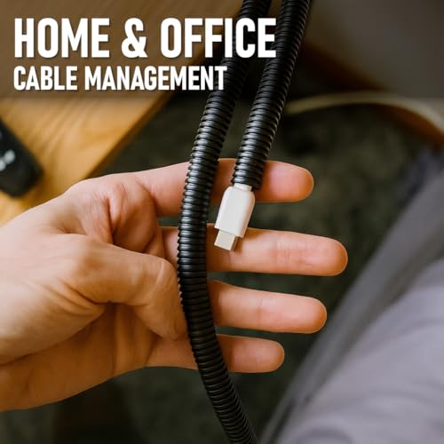 MGI SpeedWare Corrugated Non-Split Conduit, Black Wire Tubing for High-Temperature Automotive Harness and Indoor Outdoor Wire Management - 10ft Length (Inner Diameter 3/4") - size: 3/4" - 10ft