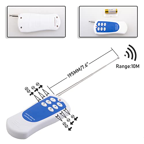 Air Ride Controller With Control Box and Remote - color: Valver With Controller, size: NO pressure gauge