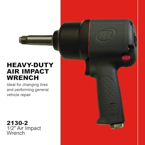 Ingersoll Rand 2130-2 1/2" Drive Air Impact Wrench with 2" Extended Anvil - style: 2130-2 - 2" Drive Air Impact Extended Anvil