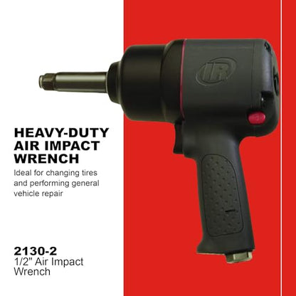 Ingersoll Rand 2130-2 1/2" Drive Air Impact Wrench with 2" Extended Anvil - style: 2130-2 - 2" Drive Air Impact Extended Anvil