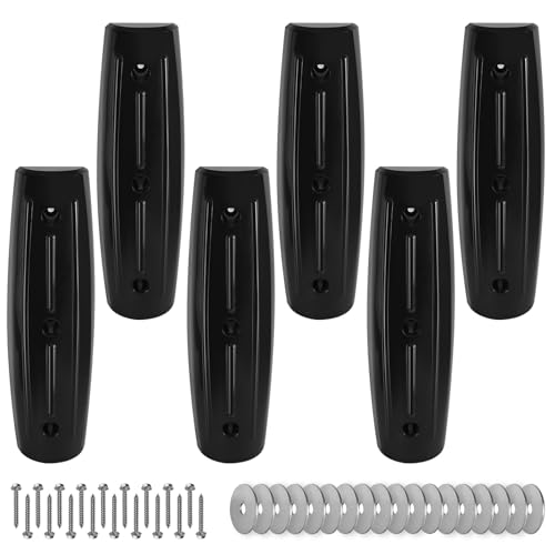 Dock Fender Bumpers, Boat Dock Bumpers for Straight Edge & Side - color: Black, size: 6 Pack