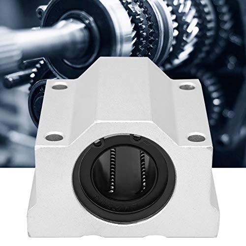 SC25UU 25mm Linear Bearing Slide Block, Linear Motion Ball Bearing Pillow Block, Aluminum Linear Motion Ball Bearing Slide Block CNC Linear Unit for Construction Machinery, Device