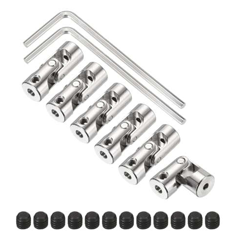 MECCANIXITY Steering Universal Joint Shaft Coupling 2.3mm to 3mm ID 6Pcs - size: 2.3mm to 3mm ID