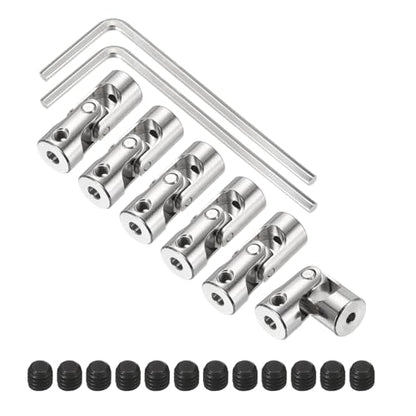 MECCANIXITY Steering Universal Joint Shaft Coupling 2.3mm to 3mm ID 6Pcs - size: 2.3mm to 3mm ID