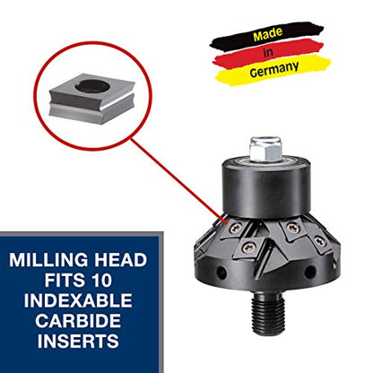 CS Unitec EKF 630 Portable Heavy-Duty Power Chamfering Tool/Beveling Machine for 30 Degree Weld Seams and Chamfer Up to 9/16"" Bevel Width, 2300 Watts (19.1 Amp) - Made in Germany" - style: 30° Beveler - EKF 630