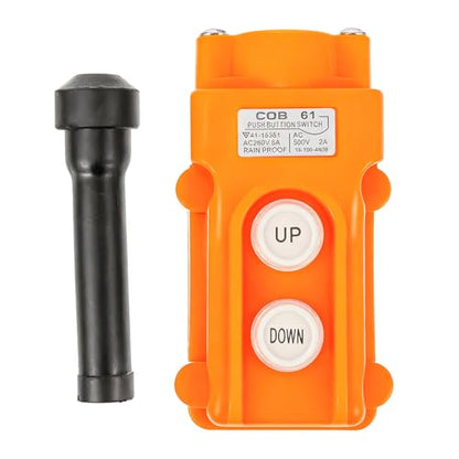 Momentary Up Down Control Crane Hoist Push Button Switch COB-61, 5A 250V AC