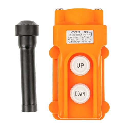 Momentary Up Down Control Crane Hoist Push Button Switch COB-61, 5A 250V AC