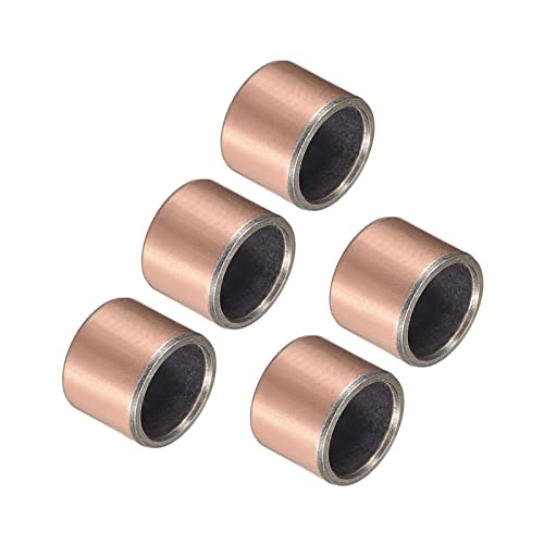 5pcs Sleeve Bearings - [12mm x 15mm x 12mm] Wrapped Oilless Bushings for Machine Shaft Use - size: 12mmx15mmx12mm