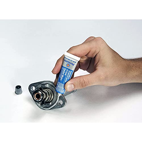 Permatex 22071 Water Pump and Thermostat RTV Silicone Gasket, 0.5 oz., 0.5 Ounce, Blue (Pack of 6) - size: 0.5 Ounce (Pack of 6)