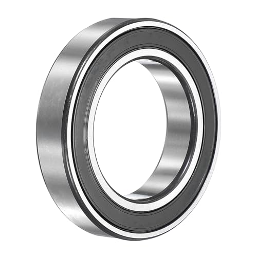 uxcell 1Pcs 6010-2RS Deep Groove Ball Bearings, 50x80x16 mm High Speed Double Rubber Seal Bearings Pre-Lubricated and Stable for Industrial Machinery Repairs 3D Project - size: 6010-2RS(50x80x16 mm)
