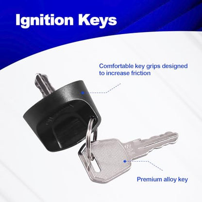 Ignition Keys Compatible with Big Joe EP Electric Pallet Jacks E30 EZ30 EPT20-15ET JX1 JX2 Part Numbers 1115-500016-00 111550001600