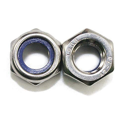 Fullerkreg M4 Self-Locking Nylon Insert Hex Lock Nuts - size: M4 100Pcs