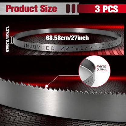 27 Inch Bandsaw Blades 14/18 TPI Sub-Compact Portable Saw Blades - size: 14/18T