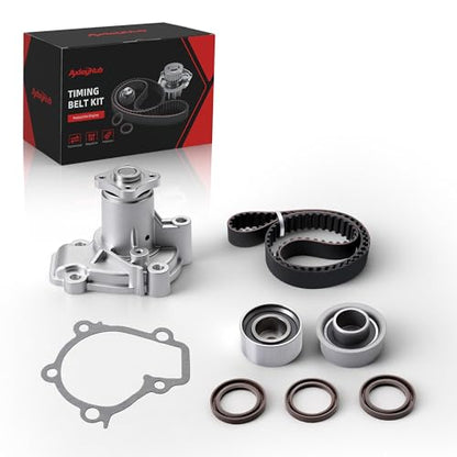 Engine Timing Belt Kit with Water Pump for Hyundai Elantra 99-07 - size: for Elantra/ Tucson/ Spectra/ Spectra5