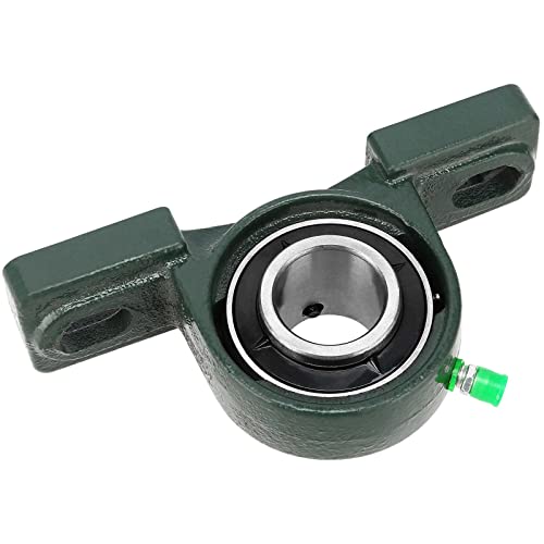 SOUJAP 6 PCS UCP205-16 1 Inch Pillow Block Bearings, Heavy Duty Pillow Block Mounted Ball Bearing with Solid Cast Iron Base, Set Screw Lock