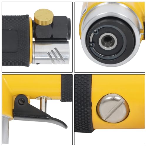findmall 1 2 3 Random Orbital Air Sander for Auto Body Work Mini Pneumatic Sander with 45Pcs Loop Sanding Discs 3PCS Backing Pads