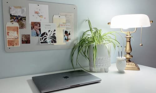 CMS MAGNETICS - (120 in²) 10x12 Stainless Steel Sheet Metal with 1mm Thickness | Bulletin Board to Hang Your Magnets, Magnetic Spice Jars, Office, Jewelry, Crafting, Cabinets, Kitchen Splash Guard - size: 10" x 12"