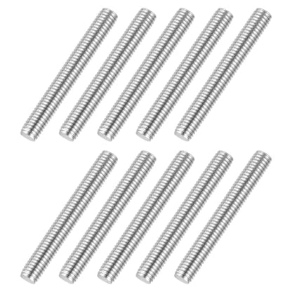 M3-0.5 Fully Threaded Rod 25mm Length Coarse Thread 50Pcs - size: M3-0.5 25mm