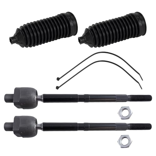 TRQ Front Driver & Passenger Side Inner Steering Kit Steering Rack & Pinion - style: PSA27271