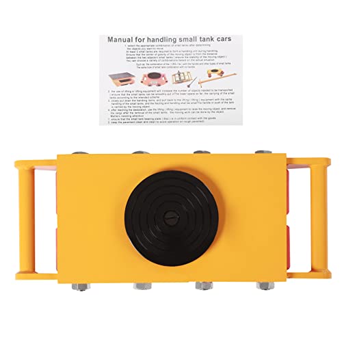 Machinery Mover,8/12/15T Machinery Skate Dolly Rollers, 33000lbs Machinery Moving Skate, Machinery Mover Skate, Heavy Duty Machine Dolly Skate for Heavy Duty Industrial Moving Equipment (12T/26400lbs) - size: 12T/26400lbs