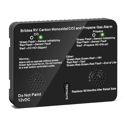 briidea 2-in-1 RV Accessories Gas Detector