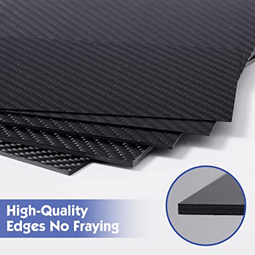 Carbon Fiber Sheets 200X300X2MM - FAKILO 100% 3K Twill Matte Carbon Fiber Plate for Handmade DIY Wallet Model Part Repair Panel - size: 200X300X2MM, style: Twill