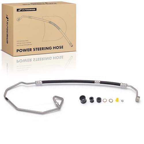 A-Premium Power Steering Pressure Hose Line Assembly, Pump To Rack