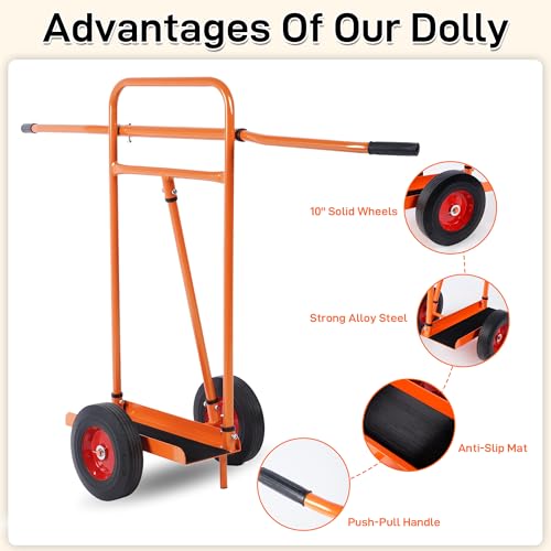 AIWFL Panel Dolly with Handle Heavy Duty Door Slab Dolly 1200LBS Capacity