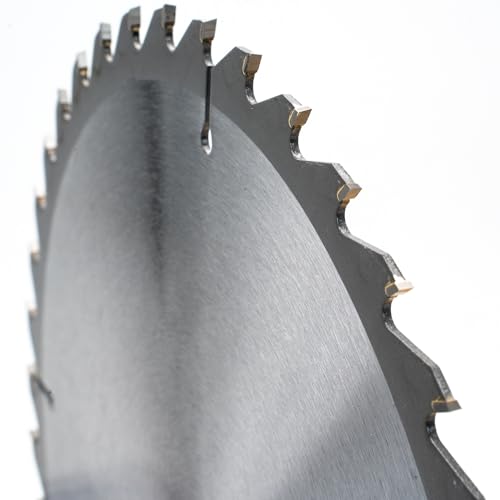 10-inch 40T Circular Saw Blade, 5/8-inch Shaft, Made of Hard Alloy Material, Suitable for Cutting Wood, Copper, Plastic, PVC, Acrylic, and Aluminum Strips.