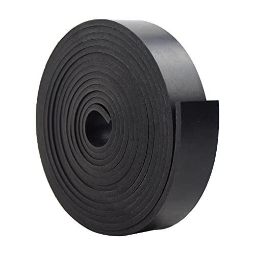 DEVNOL Neoprene Rubber Strip 1/16 (.062)" Thick X 1" Wide X 10'Long Grade 65A for Gasket, Surface Protection, Sealing - size: 1/16" x 1" x 10'