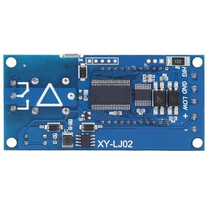 Emoshayoga XY LJ02 Electronic Delay Timer Module Cycle Relay Switch Circuit Delayed Power Off 6 30V LCD Display